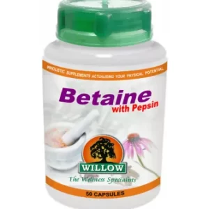 Willow Betaine with Pepsin 50 Capsules