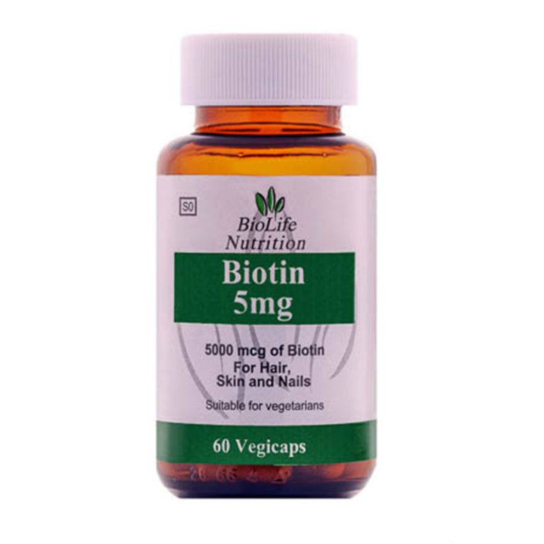 BioLife Biotin 5mg 60 Vegicaps