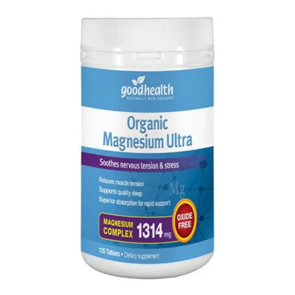 Good Health Organic Magnesium Ultra 120s