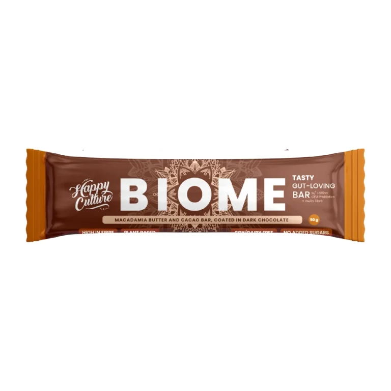 Happy Culture Biome Bar Cacao Macadamia Chocolate 50g
