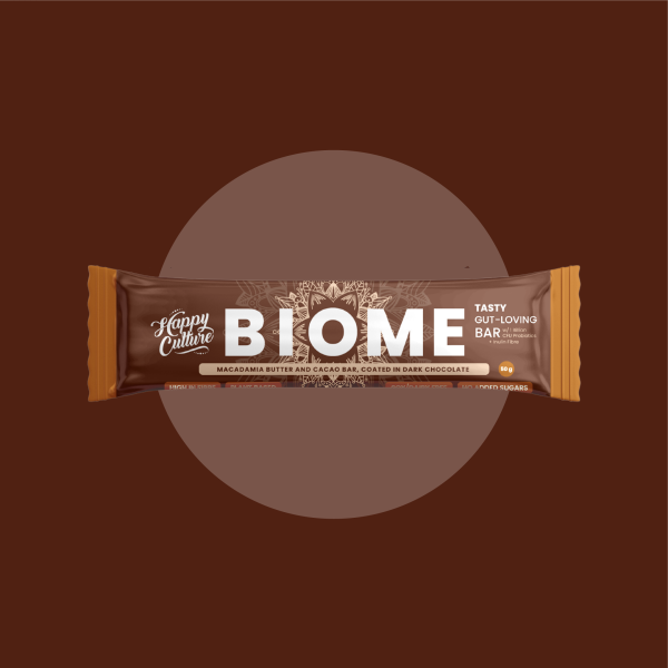 Happy Culture Biome Bar Cacao Macadamia Chocolate 50g