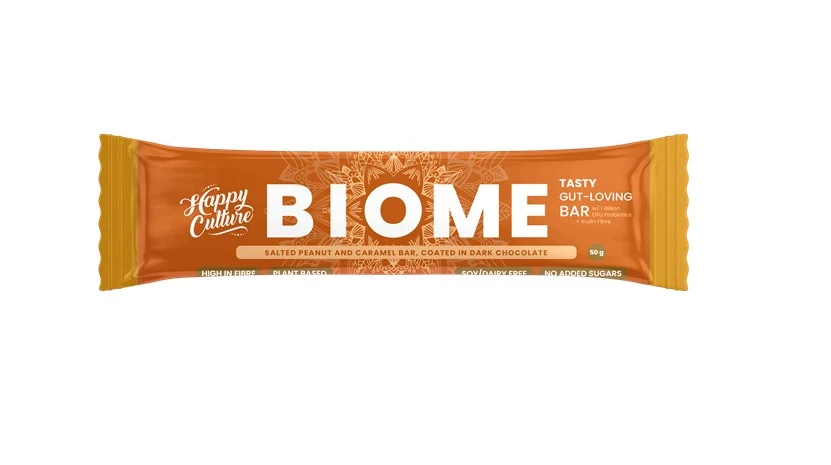 Happy Culture Biome Bar Salted Peanut Caramel Covered 50g