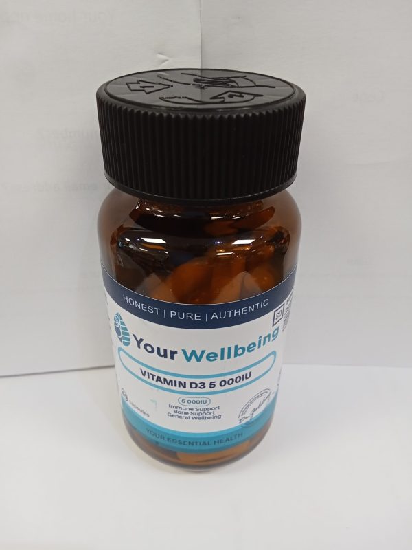 Your Wellbeing Vitamin D3 5000IU 60 Caps