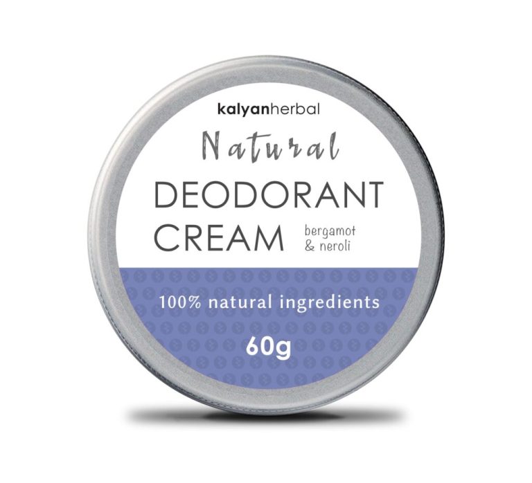Kalyan Herbal Natural Deodorant Cream Bergamot & Neroli 60g