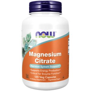 Now Magnesium Citrate 120 Veg Caps