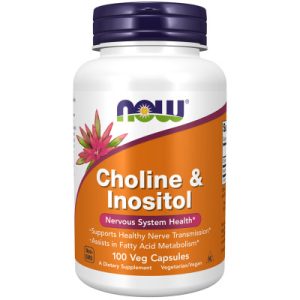 Now Choline & Inositol 100 Veg Capsules