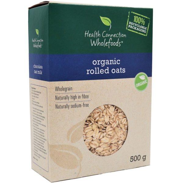 Health Connection Organic Rolled Oats 500g