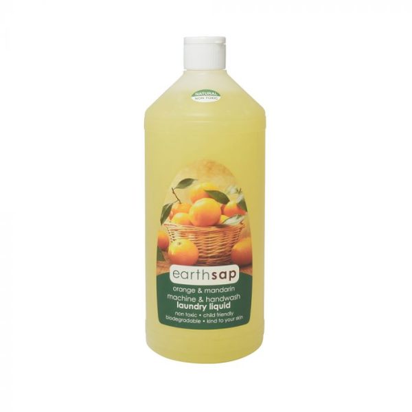 Earthsap Orange & Mandarin Machine and Handwash Laundry Liquid