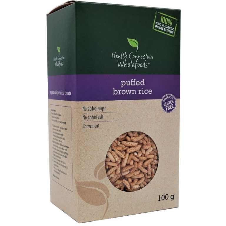 Health Connection Puffed Brown Rice 100g
