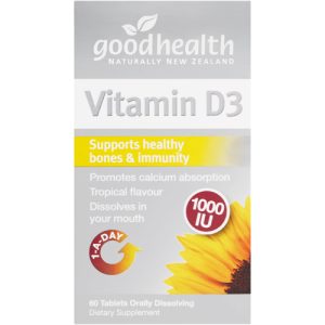 Good Health Vitamin D3 60 Tablets