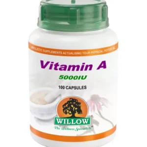 WILLOW VITAMIN A 5000IU 100 CAPS