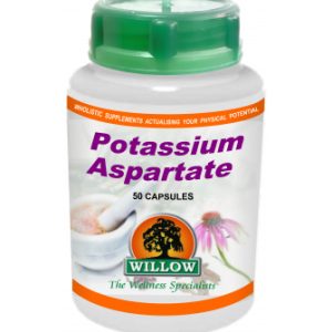 WILLOW POTASSIUM ASPARTATE 50 CAPS