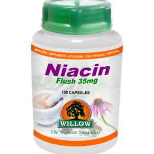 WILLOW NIACIN FLUSH 35MG 100 CAPS