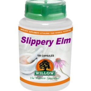 WILLOW SLIPPERY ELM 100 CAPS