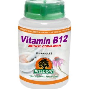 WILLOW VITAMIN B12 METHYLCOBALAMIN 30 CAPS