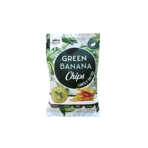 Adore Nature Green Banana Chips Lightly Salted 80g
