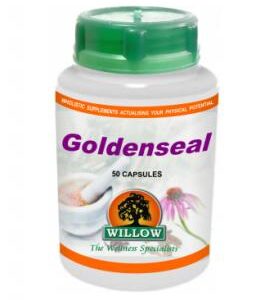 Willow Goldenseal 50 Capsules