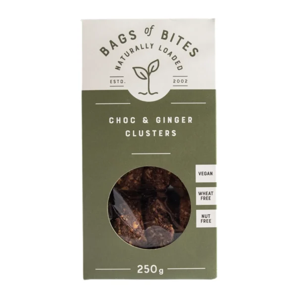 Choc & Ginger Clusters 250g