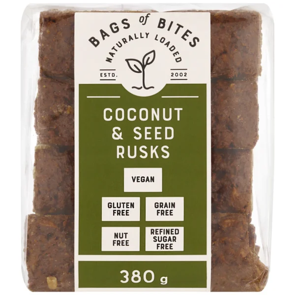 Coconut & Seed Rusks 380g