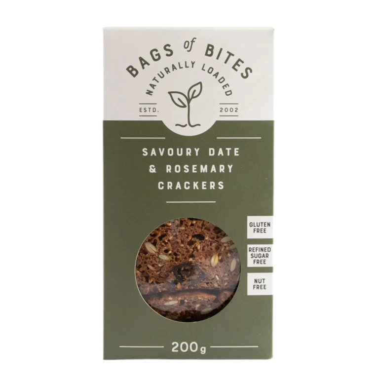 Savoury Date & Rosemary Crackers 200g
