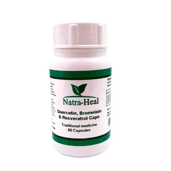 Natra-Heal Quercetin Bromelain & Resveratrol Capsules