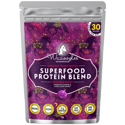 Wazoogles Unicorn Berry Superfoods Protein Shake