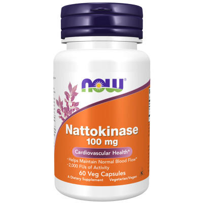 Now Nattokinase 100mg 60 Veg Capsules