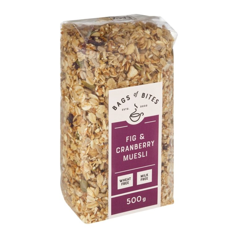 Bags of Bites Fig and Cranberry Muesli