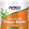 Now Ginkgo Biloba 120 mg 100 Veg Capsules