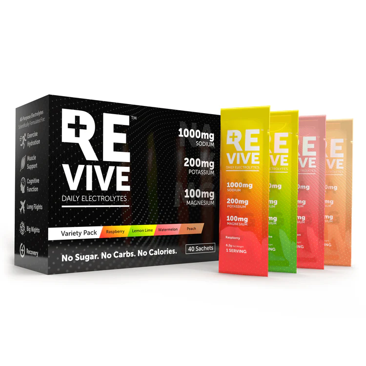 REvive Daily Electrolytes Sachets Variety pack