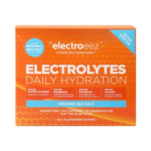 Electroeez Electrolytes Daily Hydration Orange Sea Salt 30 Sachets