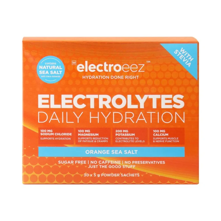 Electroeez Electrolytes Daily Hydration Orange Sea Salt 30 Sachets