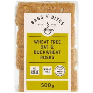 Bags of Bites Wheat Free Oat & Buckwheat Rusks 500g