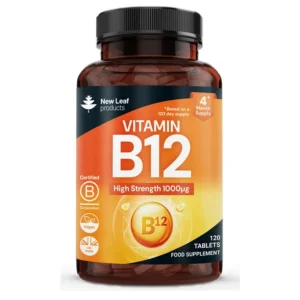 New Leaf Products Vitamin B12 Supplement High Strength Time Release Tablets
