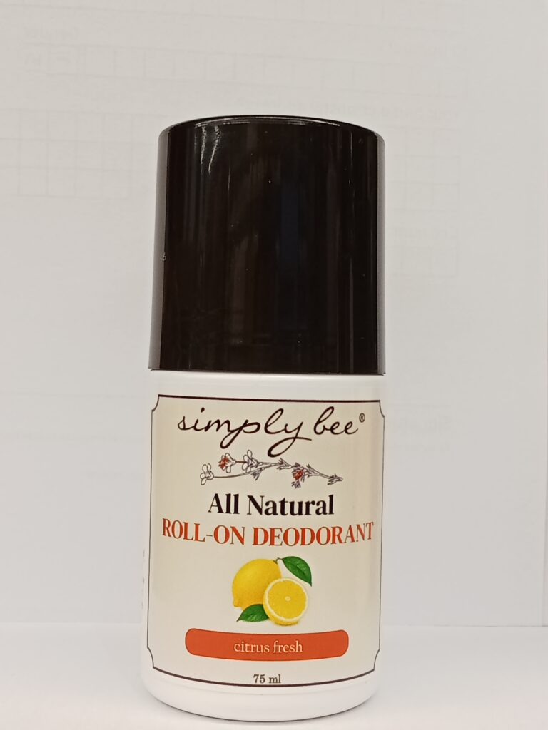 Simply Bee All-Natural Roll-On Deodorant Citrus Fresh 75ml
