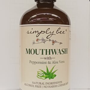 Simply Bee Mouthwash Peppermint & Aloe 500ml