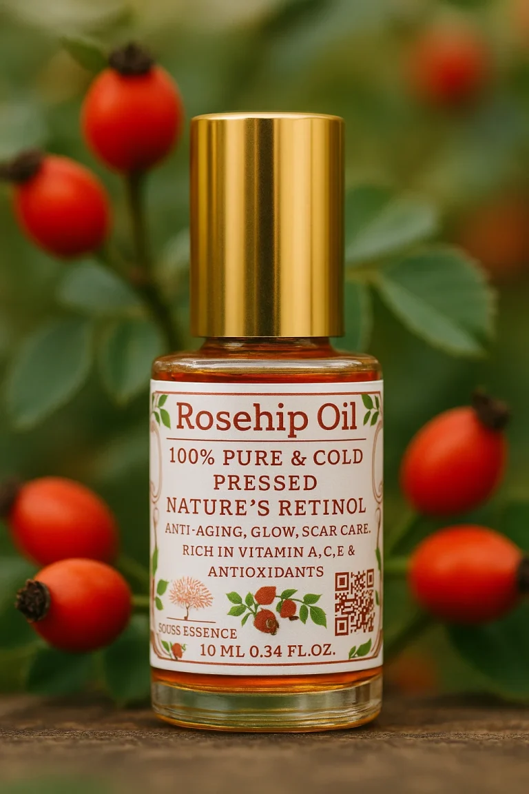 Souss Essence Premium Rosehip Oil 100% Pure & Cold-Pressed