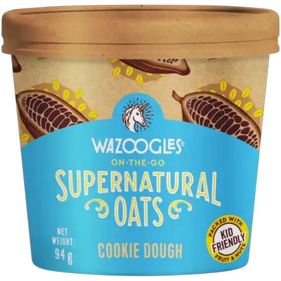 Wazoogles Cookie Dough Plant-Based Supernatural Oats 94g